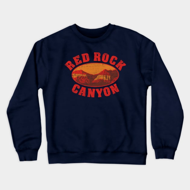 Red Rock Canyon Crewneck Sweatshirt by robotrobotROBOT